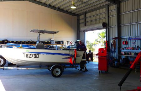 Repairing a Speed Boat - Secondhand Boat Motors in Hervey Bay